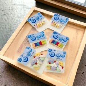 NIB Dress It Up Creative Sweet Treats Button for Crafting - 6 packs